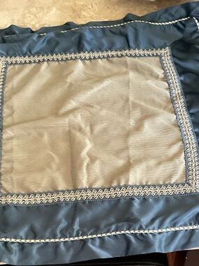 Waterford Navy and Silver Decorative Sham